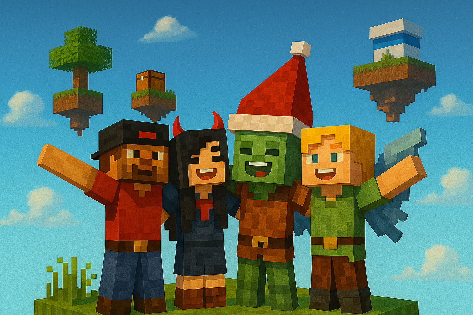 SkyBlock One illusztráció